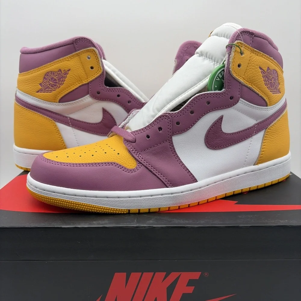 Jordan 1 Retro High OG Brotherhood 2022 Mens Sneakers 555088-706 Size 11.5